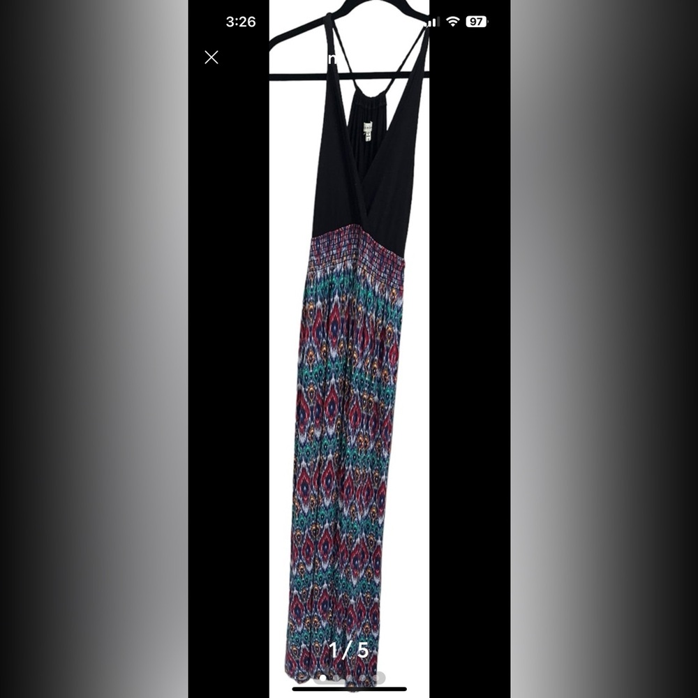 Monteau small summer boho maxi dress